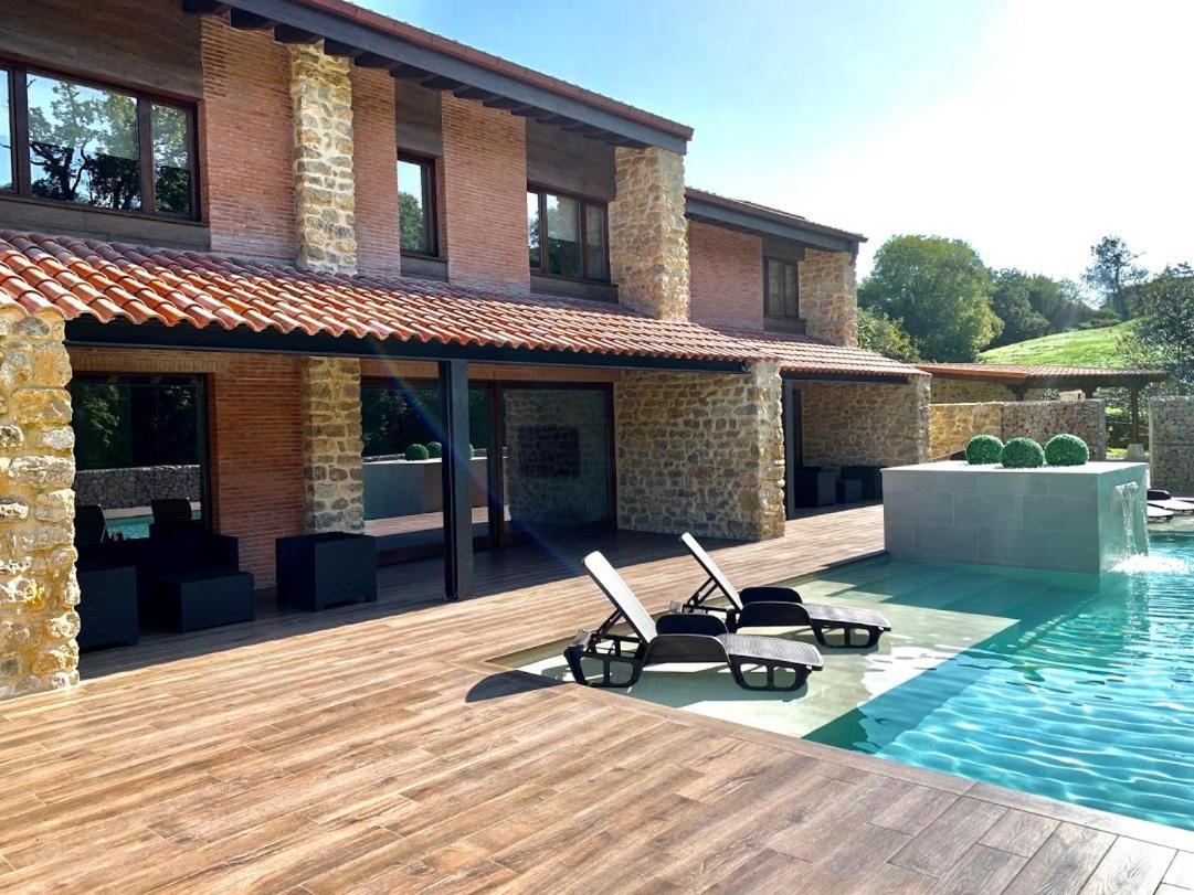 2 Apartamentos En Villa Con Piscina Privada En Asturias El Marquesau Noriega Exterior photo
